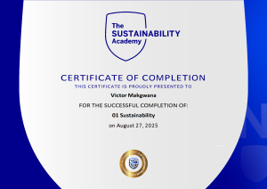 Sustainability Certificate